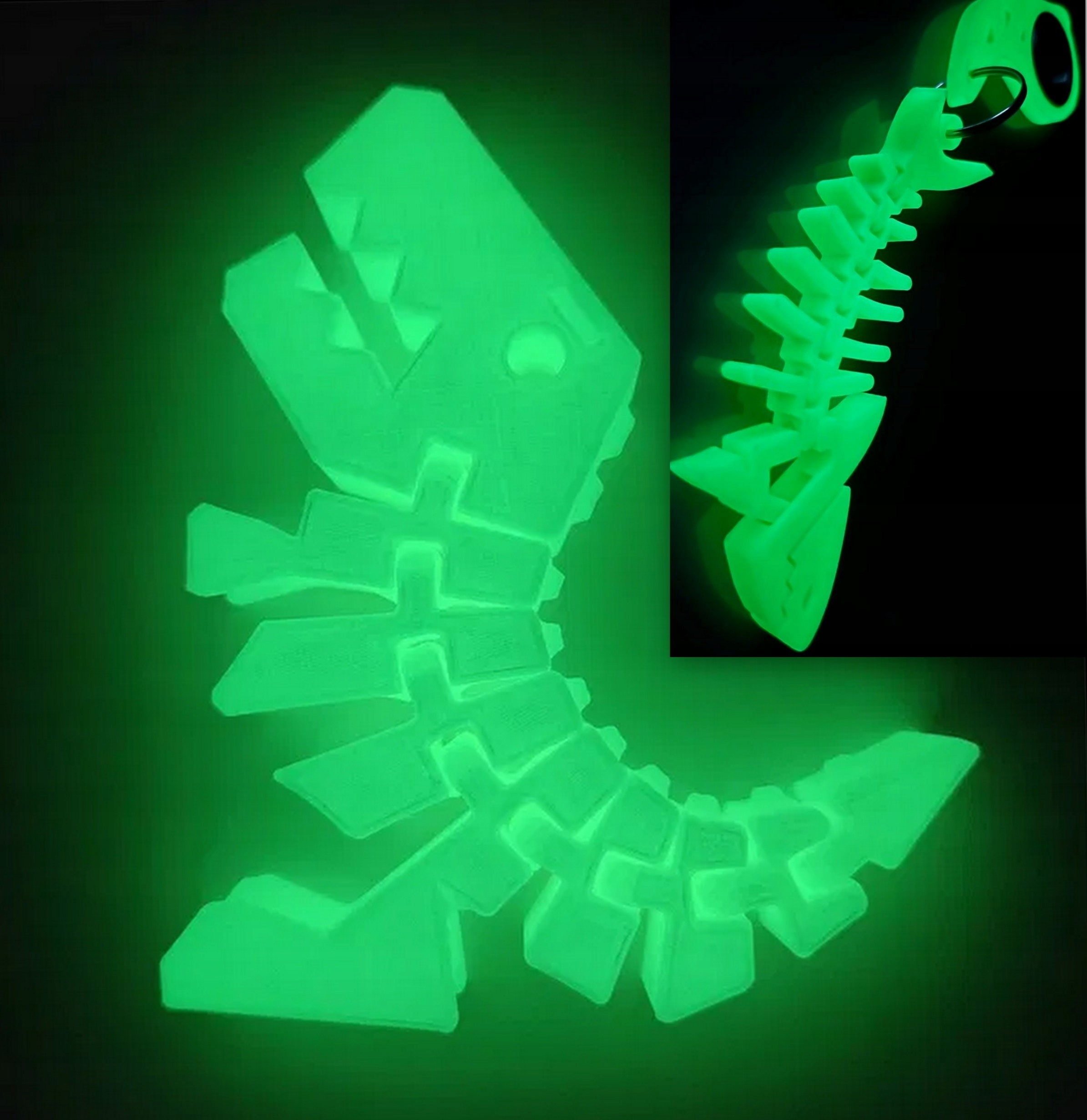 ZESTAW SUPER COMBO TIK TOK KEYRAMBIT KEYSPINNER ŚWIĘCĄCY W CIEMNOŚCI ! Marka inna