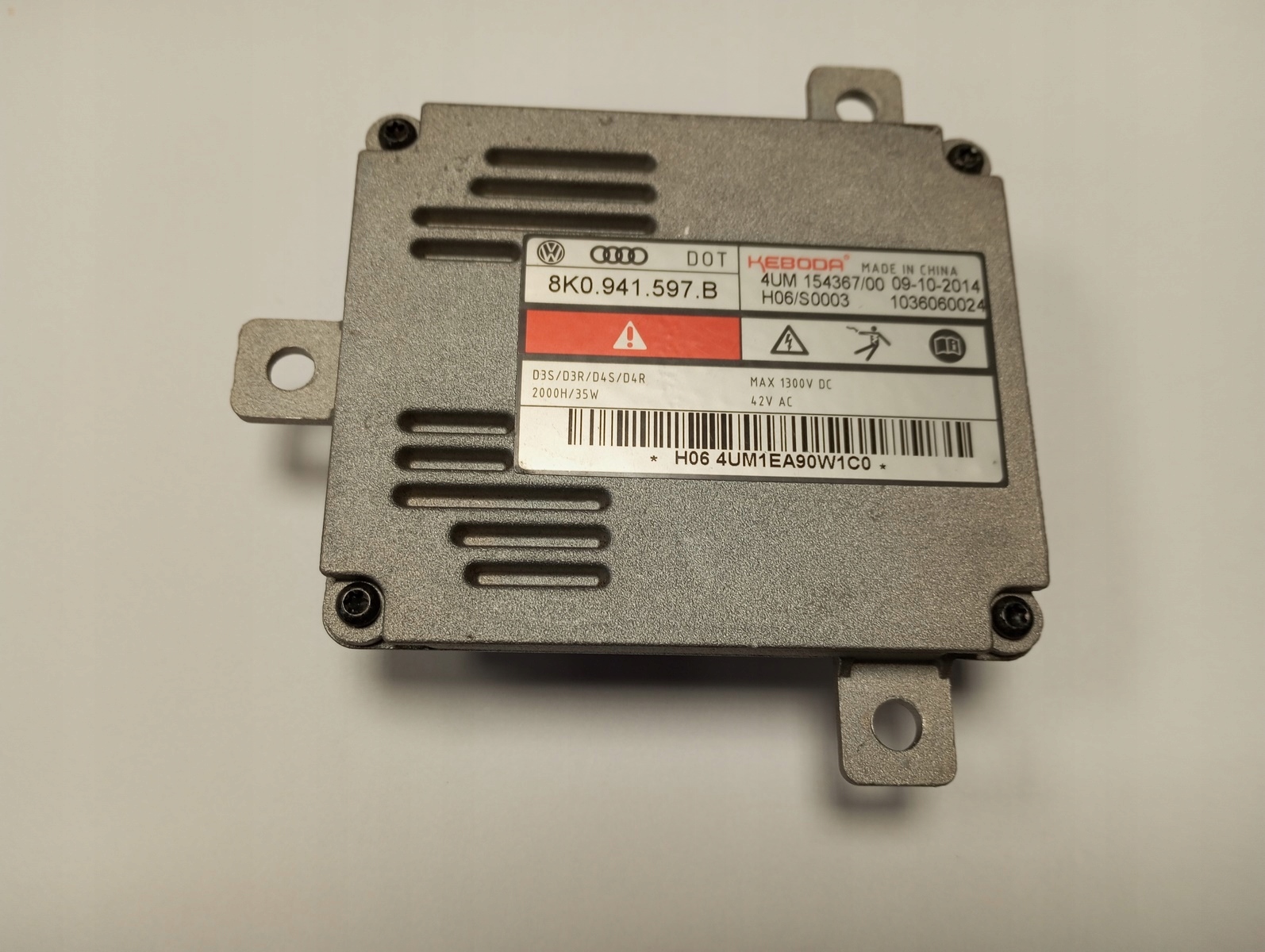 control unit lights module AUDI A3 A4 Q5 8K0941597B