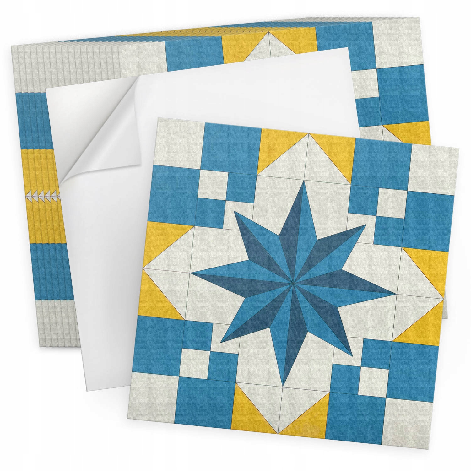 Sada Pvc vinylových dlaždic 20 ks 20x20 cm Geometrický vzor hvězdy