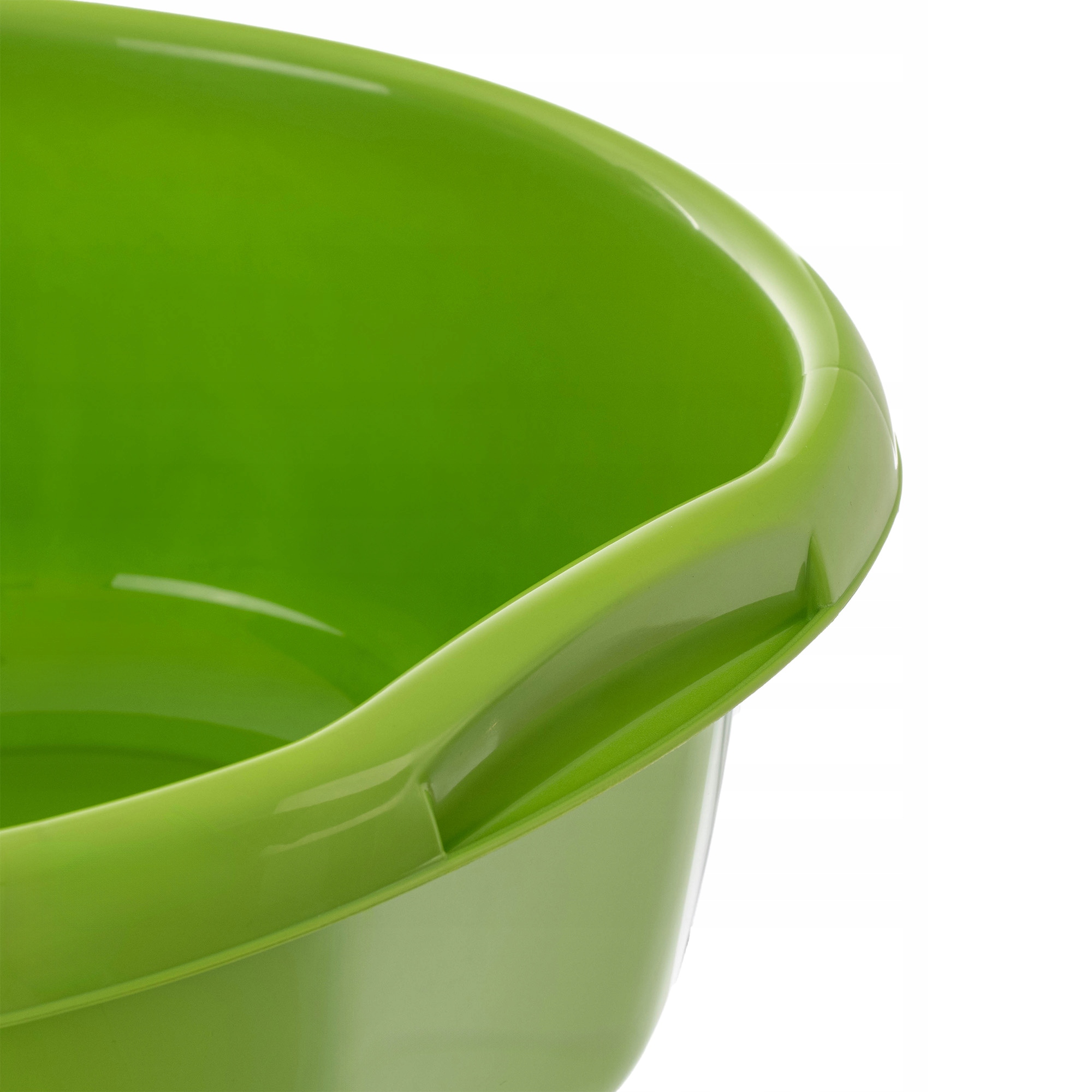 MISKA PLASTIKOWA NA PRANIE BIELIZNĘ 25L MIEDNICA POJEMNIK Z UCHWYTAMI 49 CM Kształt okrągły