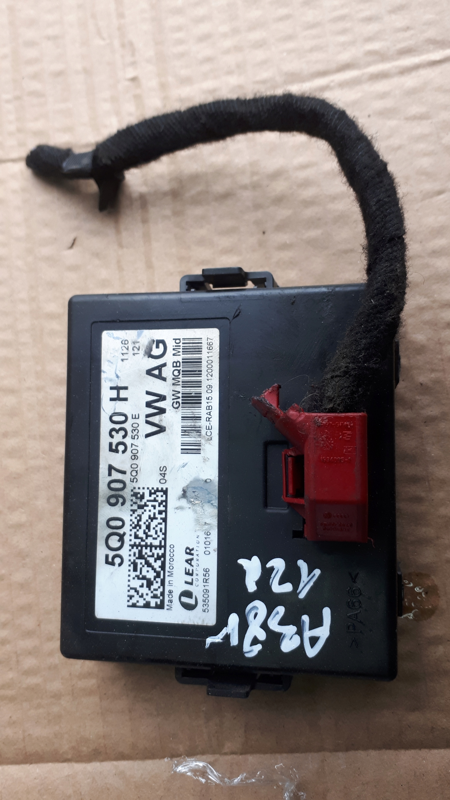 A3 8V 3D module GATEWAY control unit 5Q0907530H
