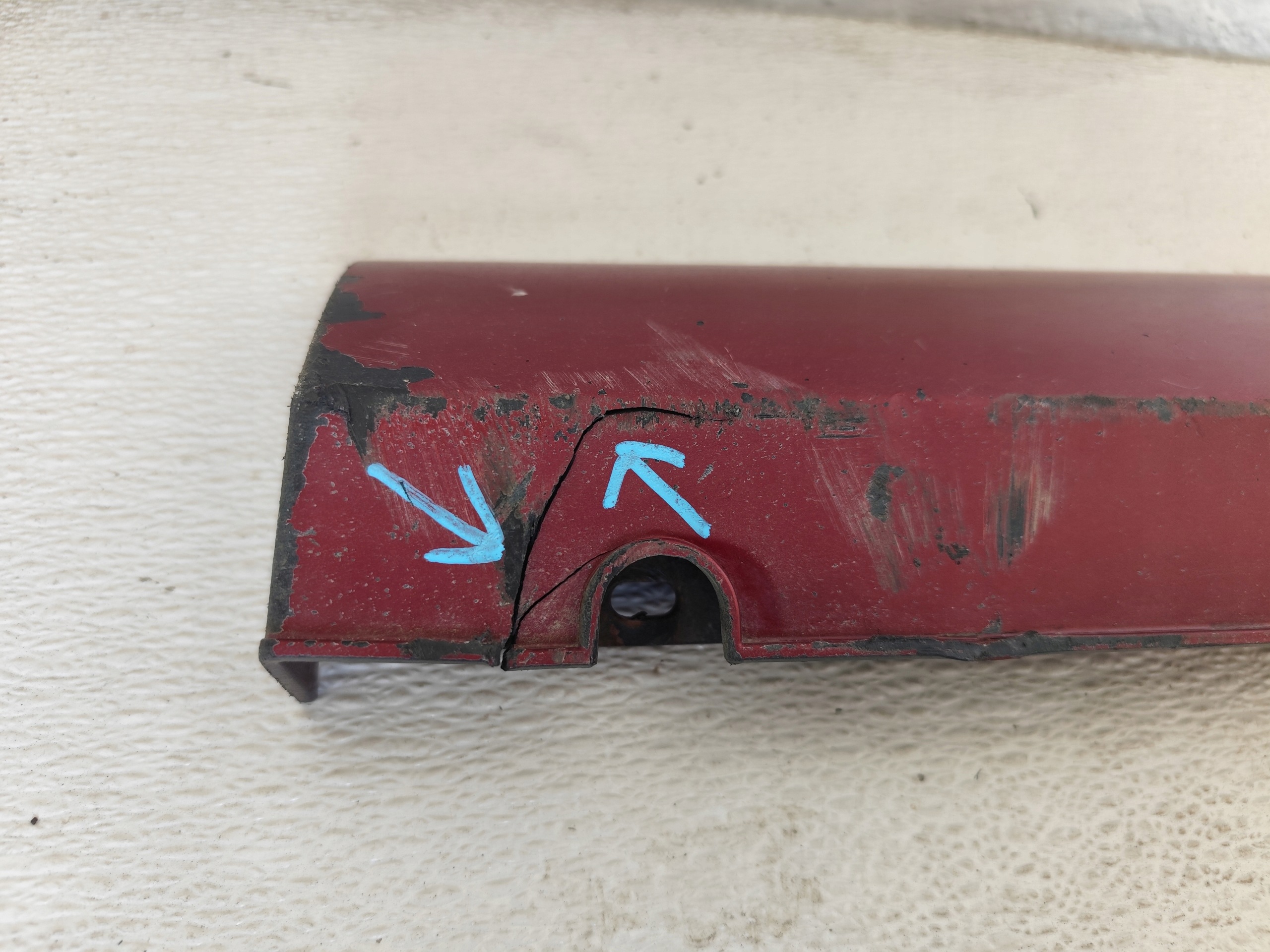 FIAT BRAVO II 2008 SPORT moulding threshold left 18071138