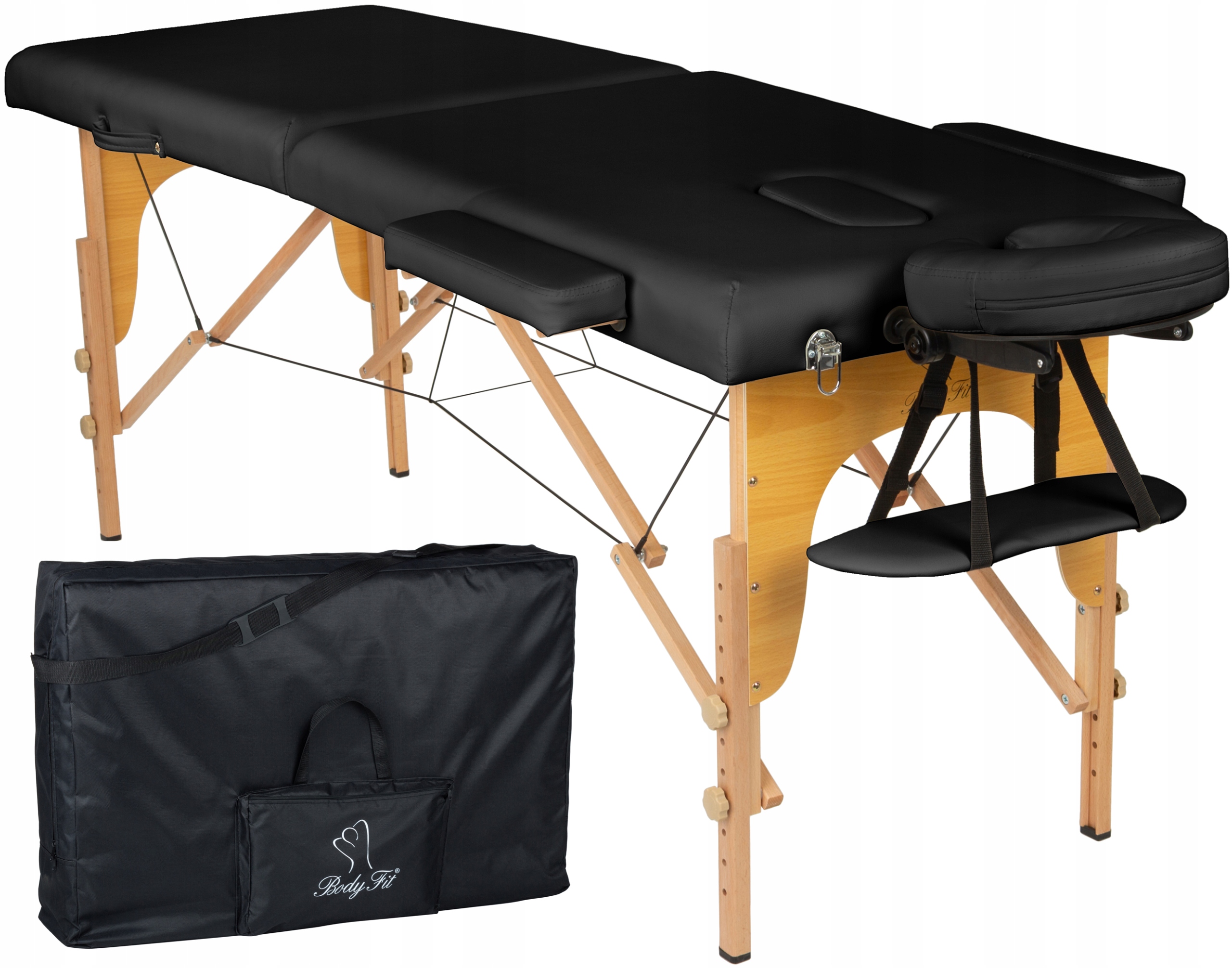 Stół Łóżko Do Masażu 2 Segmentowe Torba