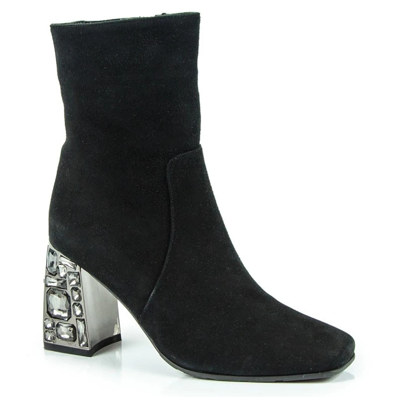 Boccato 692.2504 Kotníkové Boty Kozačky Kůže Černé 36