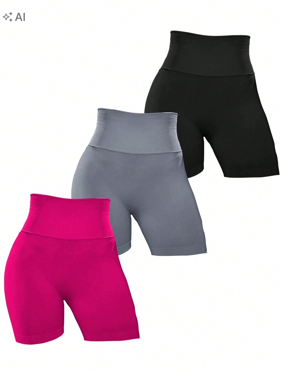 Shein Szorty Legginsy Z Wysokim Stanem I Modelującym Pasem Xs 1ŁA