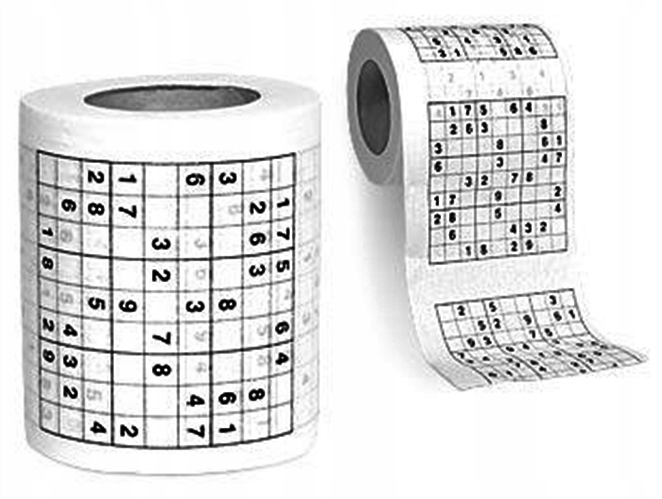 

Papier Toaletowy Sudoku Rozmiar XL Z Łamigłówką