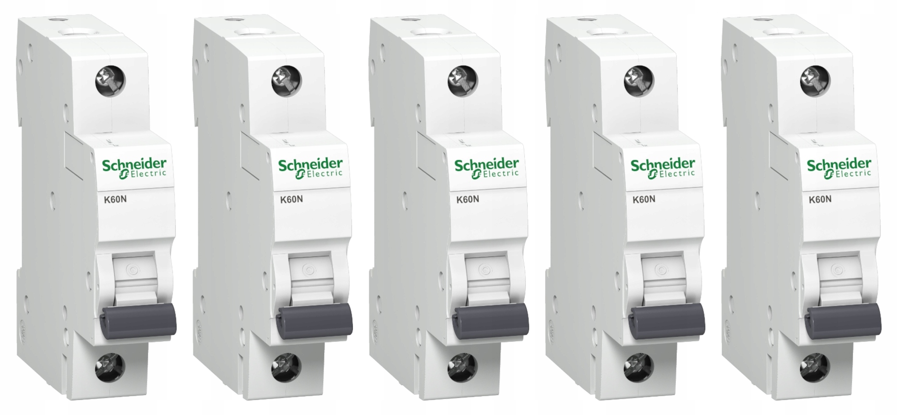 

5x Schneider Wyłącznik nadprądow bezpiecz B20A 1P