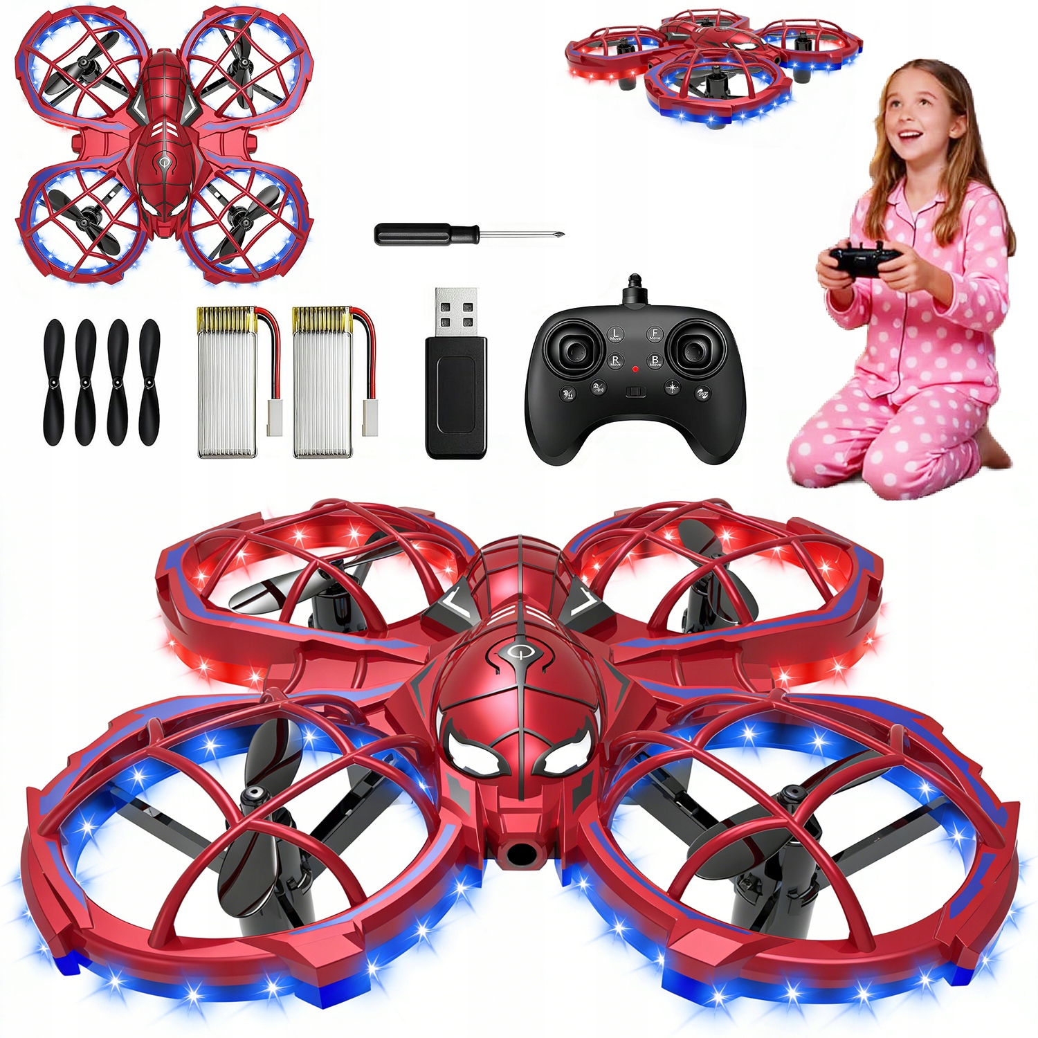 MINI DRON DLA DZIECI ZABAWKA, RC SAMOLOT ZABAWKA DRON DLA POCZĄTKUJĄCYCH