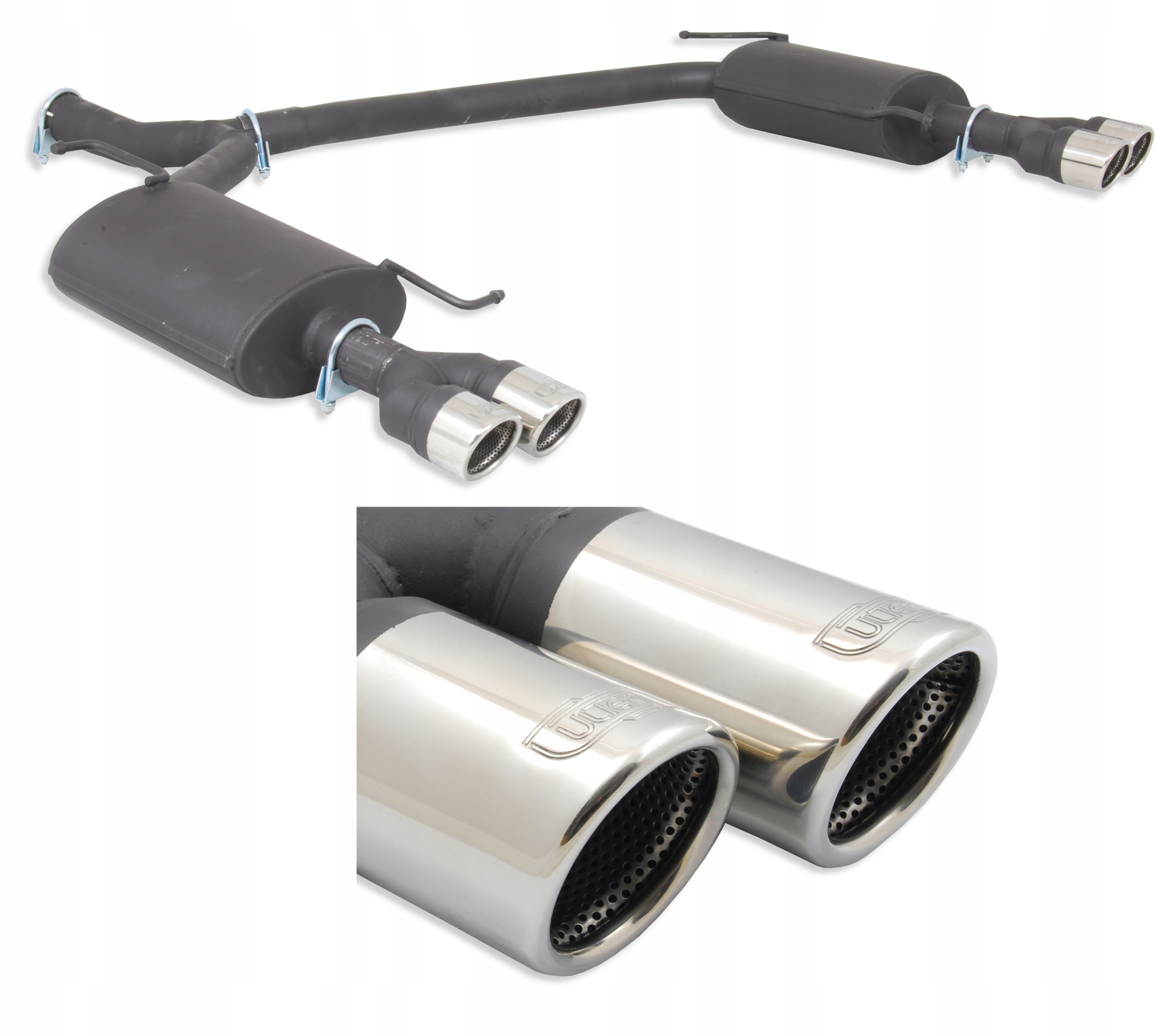 101-406/70RS (3) - Спортивный глушитель AUDI A4 B8 2.0 TDI 100 / 105KW AVANT