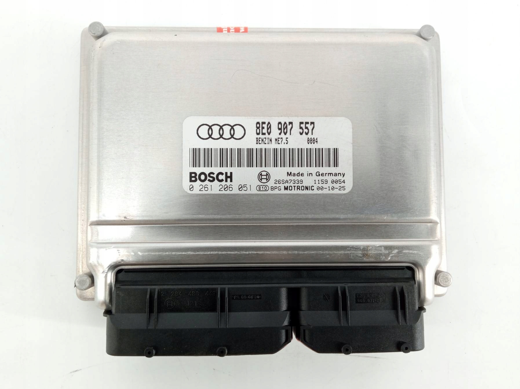 unité de commande électronique uce moteur 8E0907557 0261206051 2.0B 130KM Audi A4 II (2000-2006) B6
