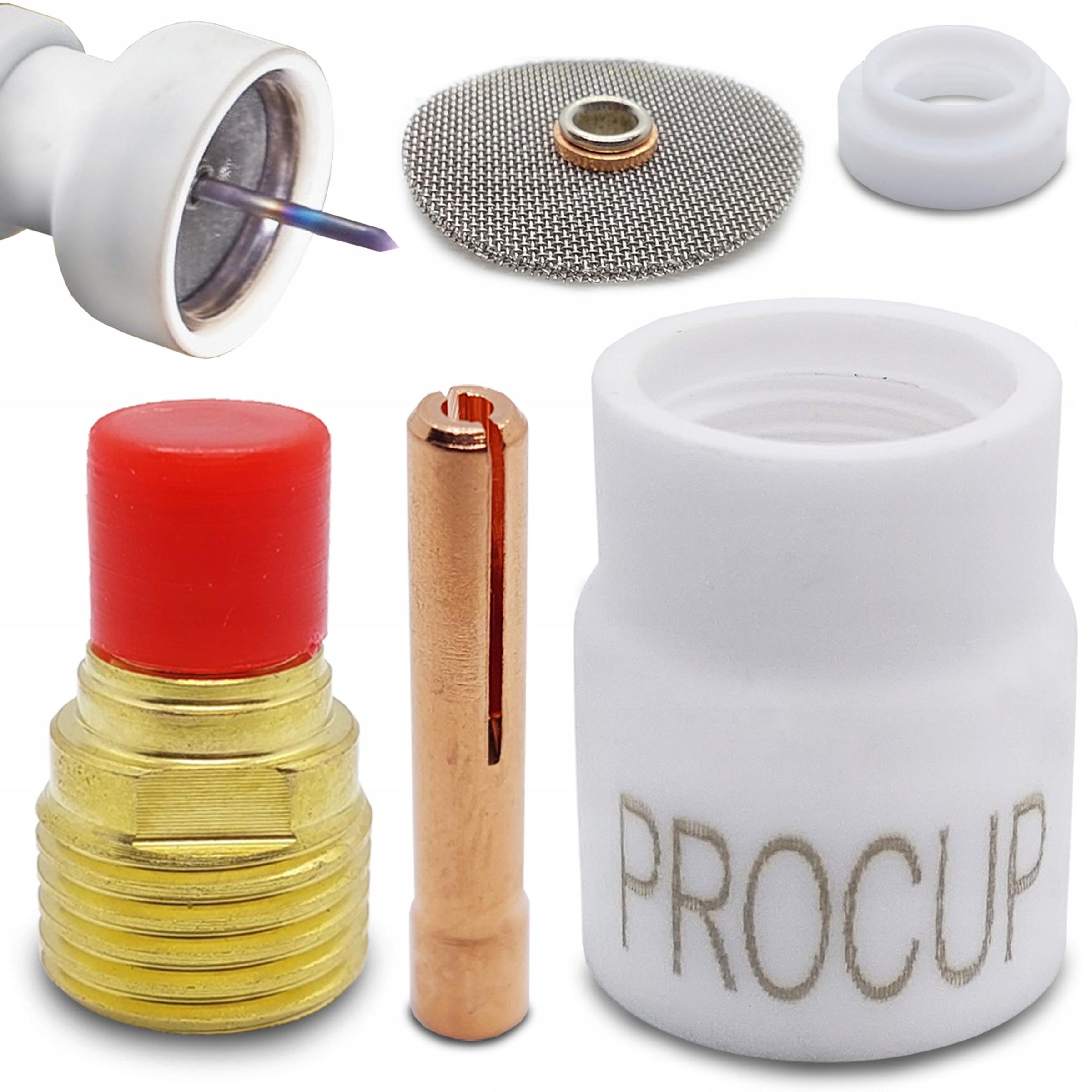 ZESTAW PROCUP TIG DC WP SR 9 20 DYSZA SOCZEWKA