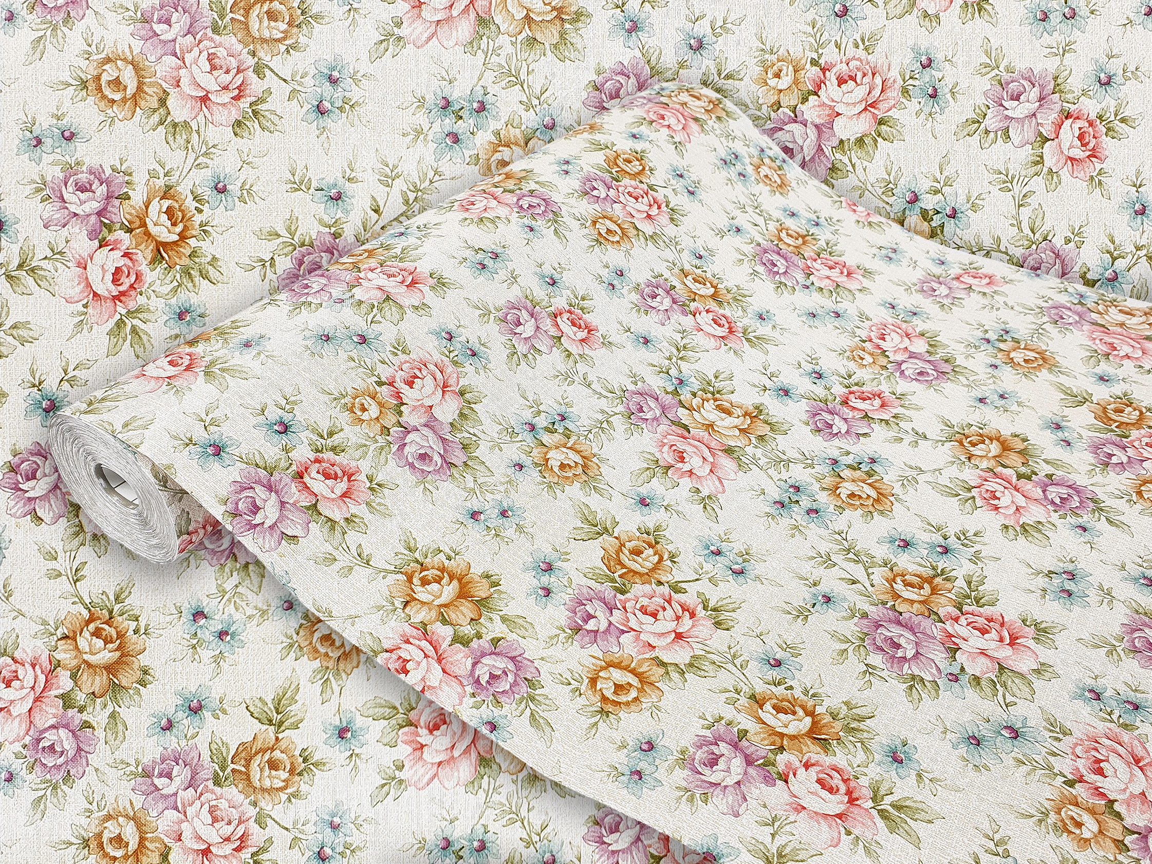 Fólie Dekorativní Romantická Vzor Květiny Lepicí dýha na nábytek Dveře