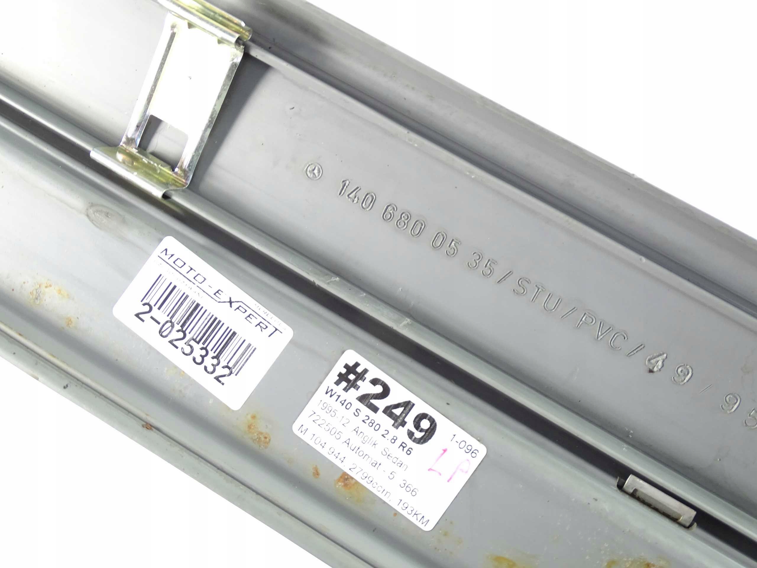 Mercedes S W140 LISTWA NAKŁADKA PROGOWA PRZÓD Typ samochodu Samochody osobowe