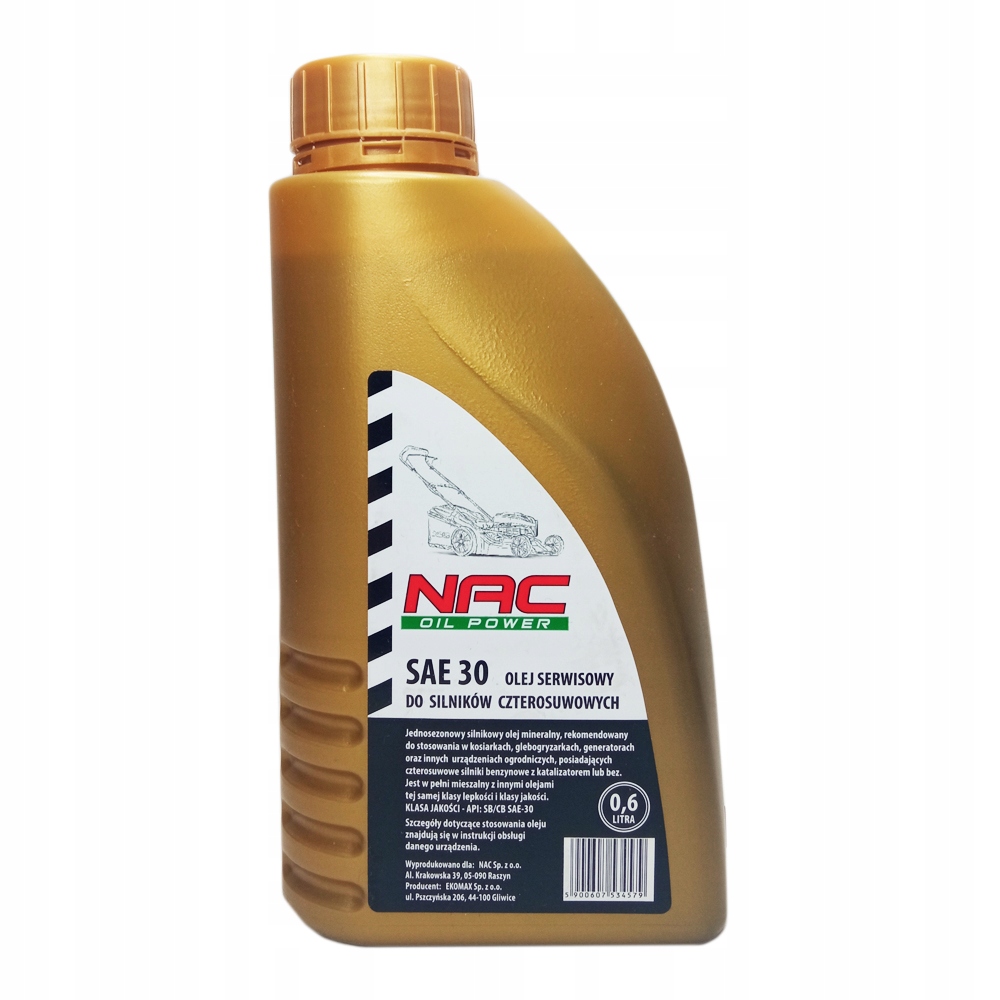 

Olej Serwisowy Nac Sae 30 0,6L 4T