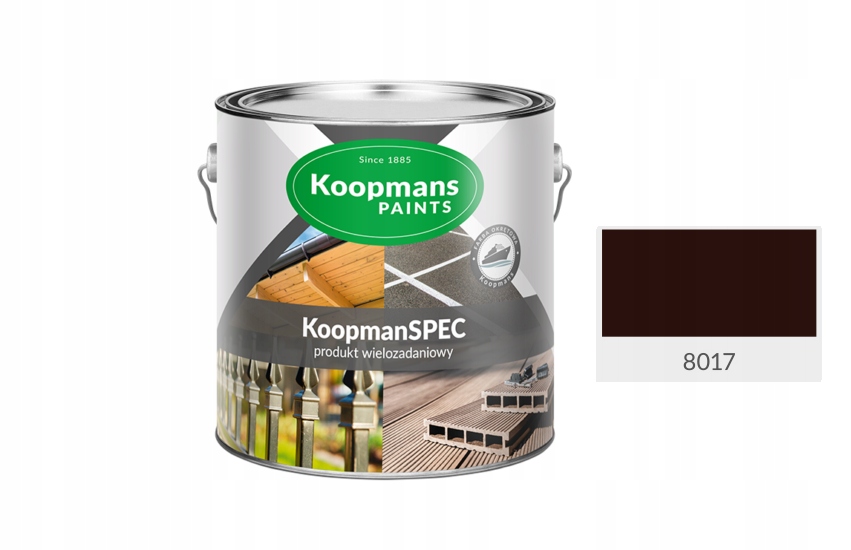 

KoopmanSPEC beton metal drewno Pcv 0,75 l Ral 8017
