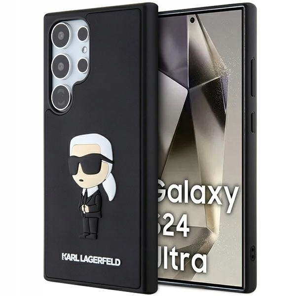 Gumový pouzdro Karl Lagerfeld 3D kryt Samsung Galaxy S24 Ultra