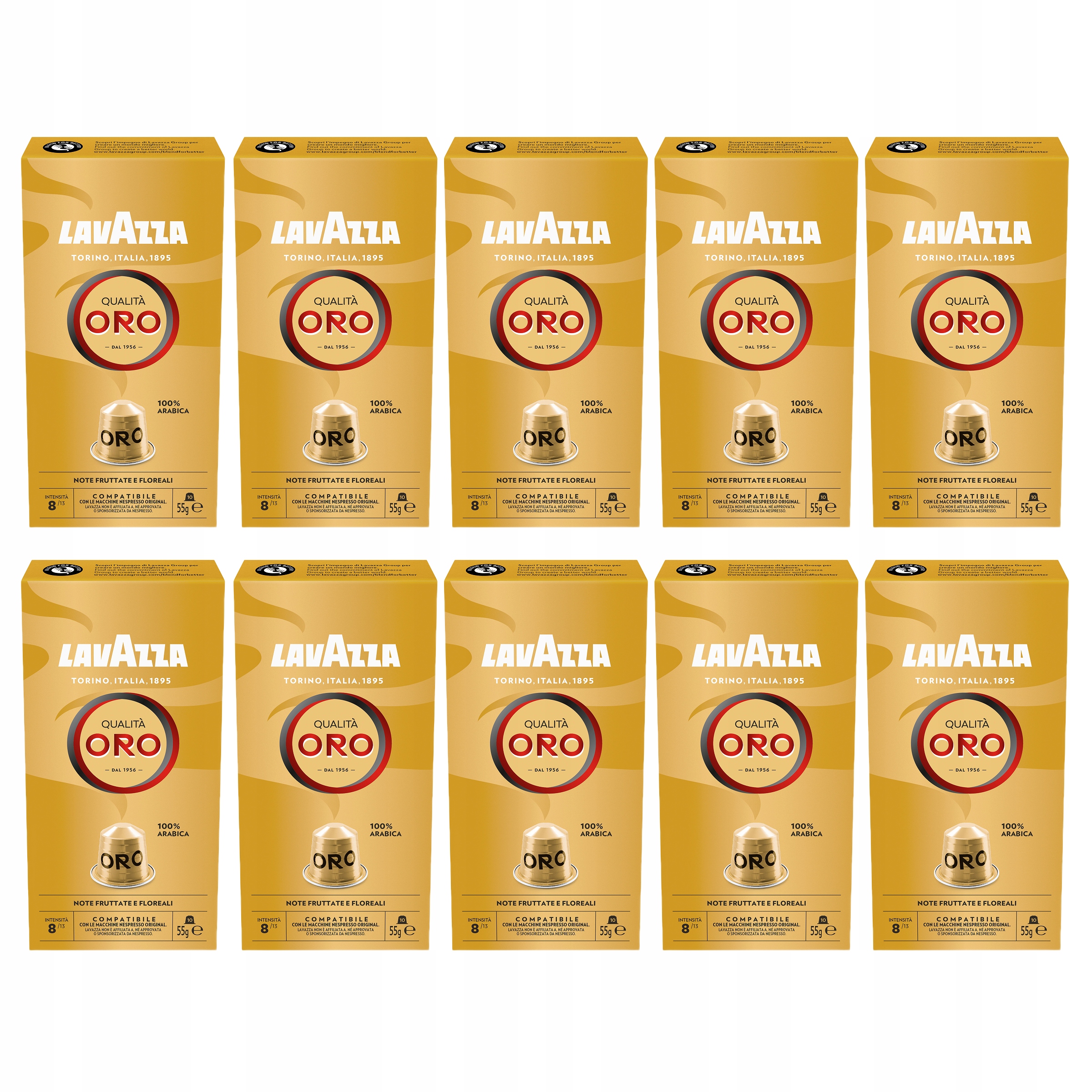 Kapsułki do Nespresso Lavazza Qualita Oro arabica 100 szt.