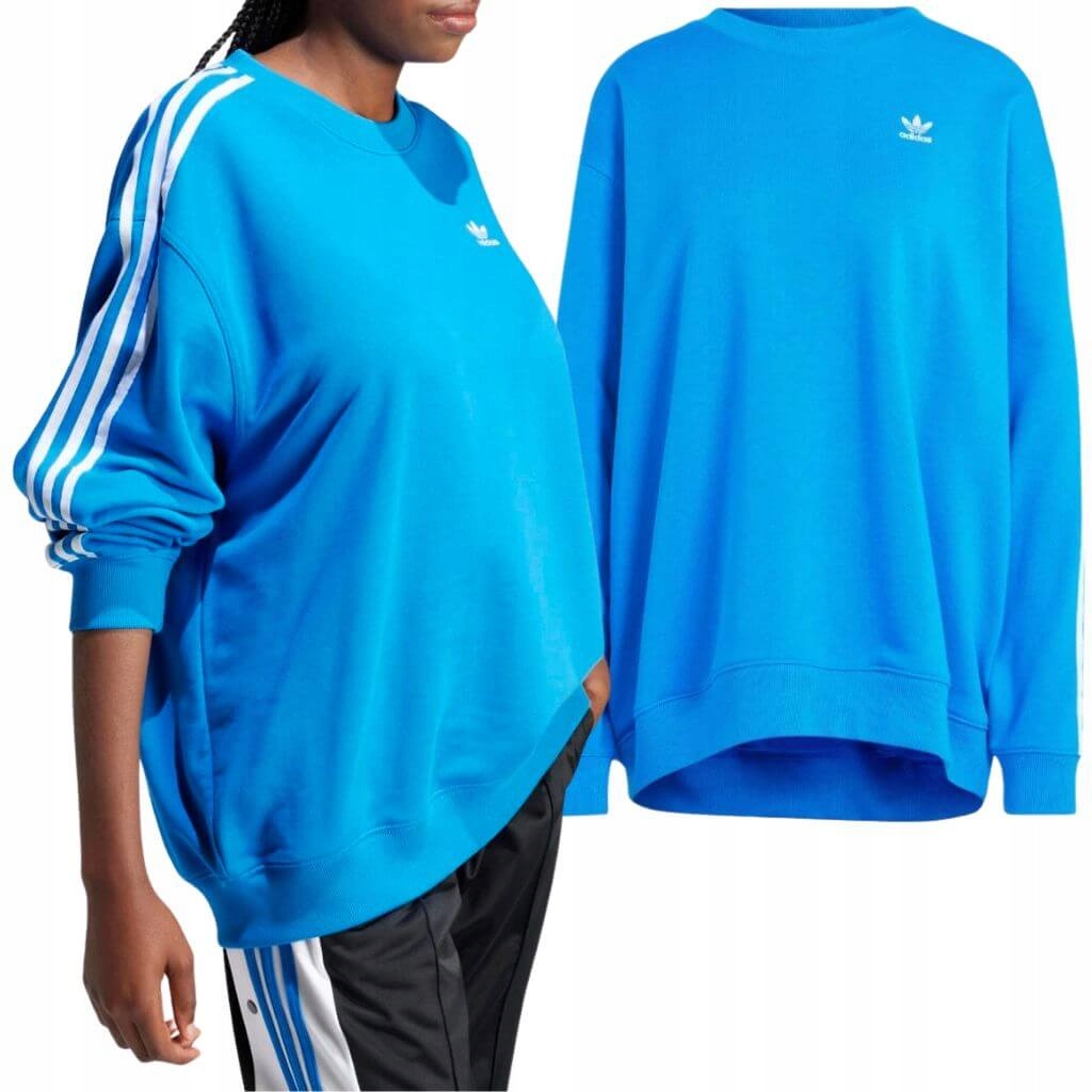 Adidas damska bluza Originals 3 Stripes oversize luźna dresowa Xxs