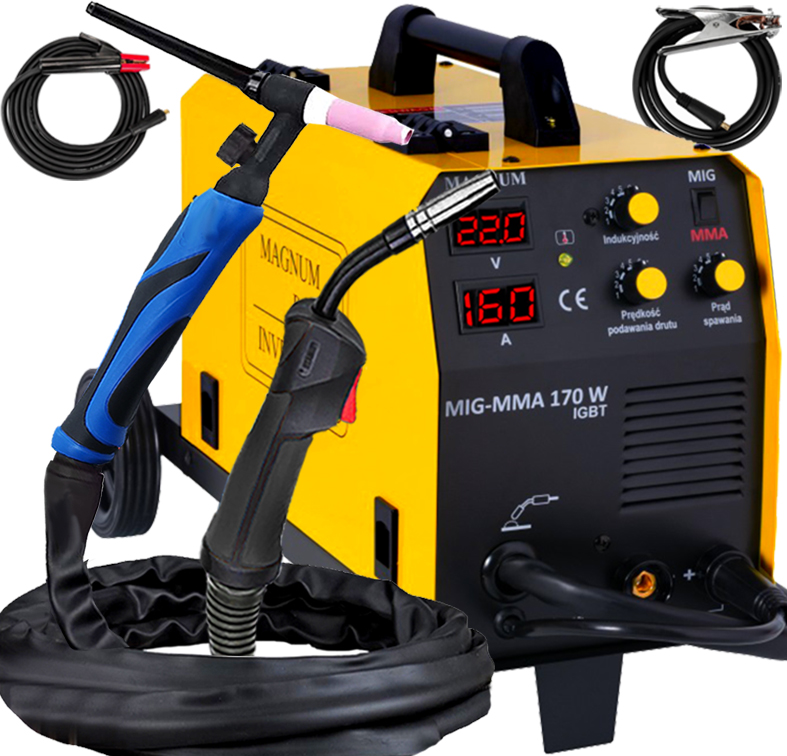Poloautomatická Svářečka Magnum 170W Tig Mma 230V Igbt