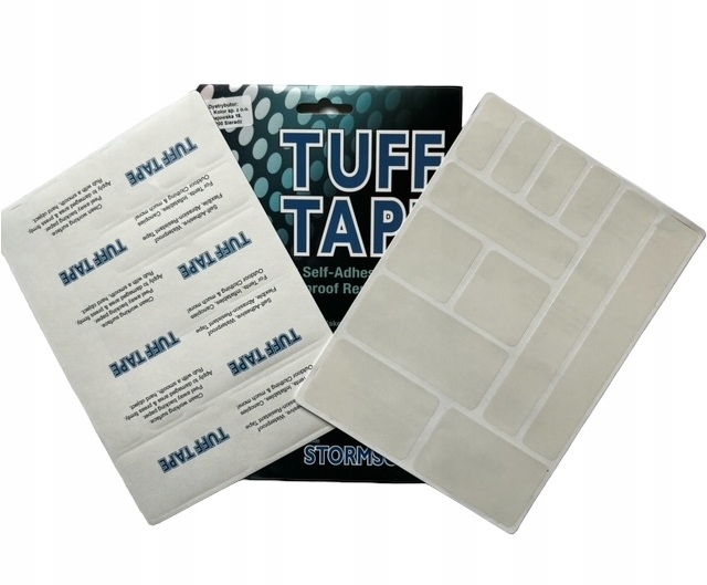 Wodoodporne łatki Stormsure Tuff Tape 12 sztuk