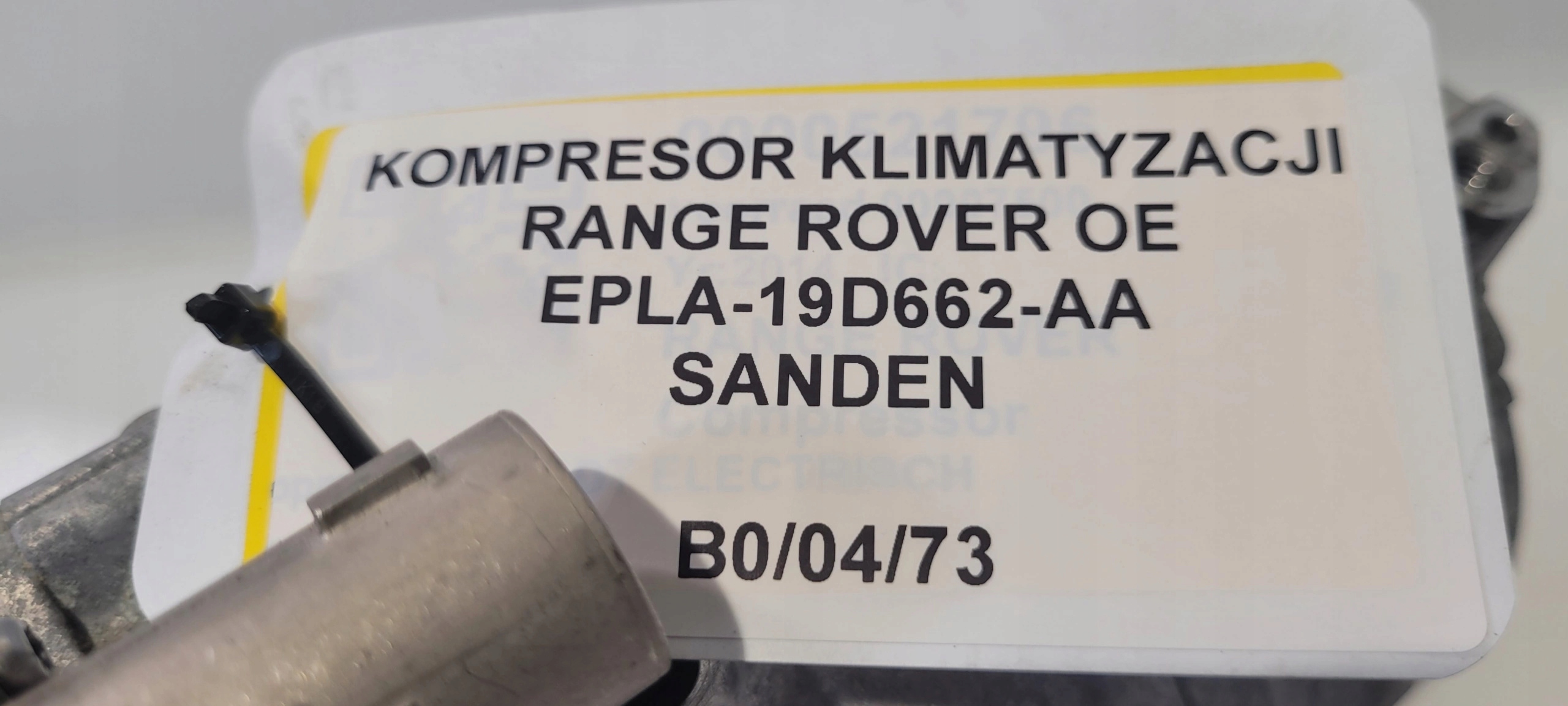 kompresor klimatizaci RANGE ROVER EPLA-19D662-AA