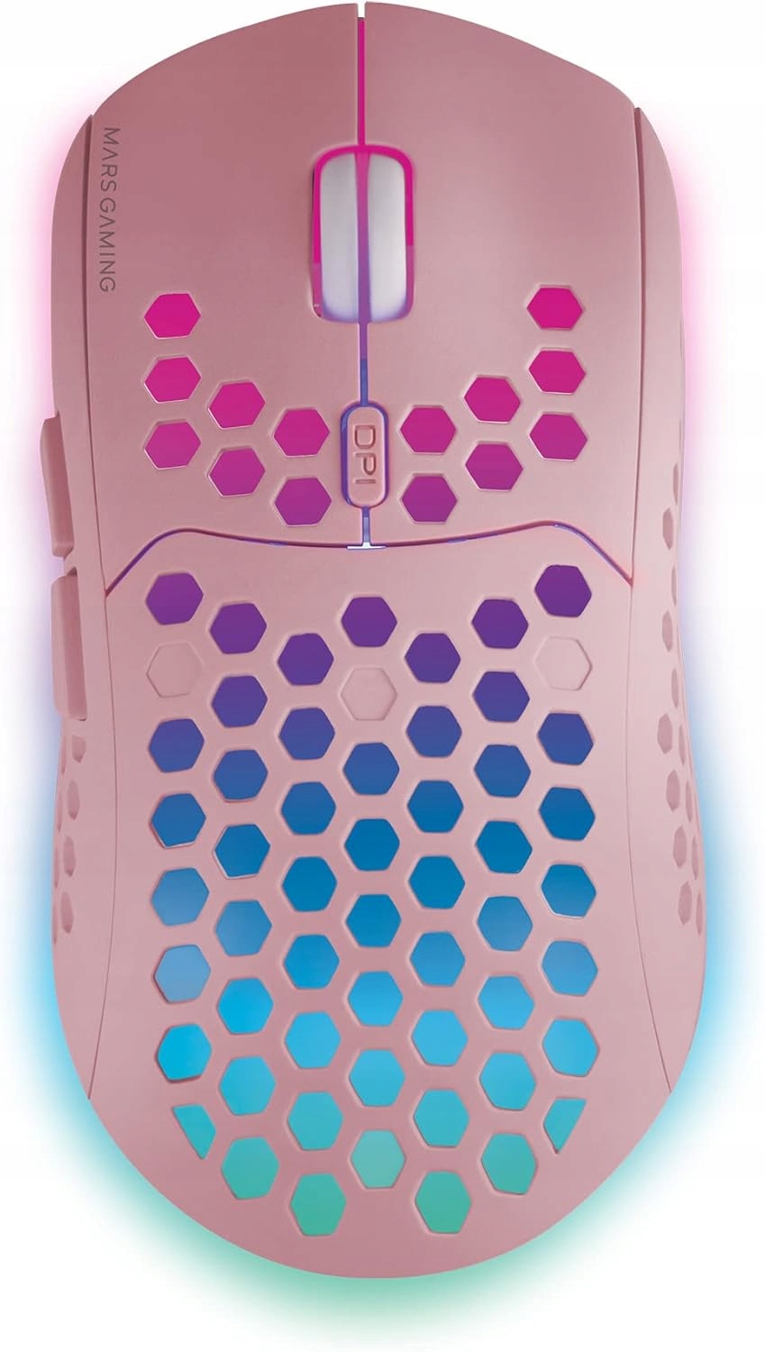 Bezdrátová Herní Myš Rgb 3200 Dpi 79G Růžová
