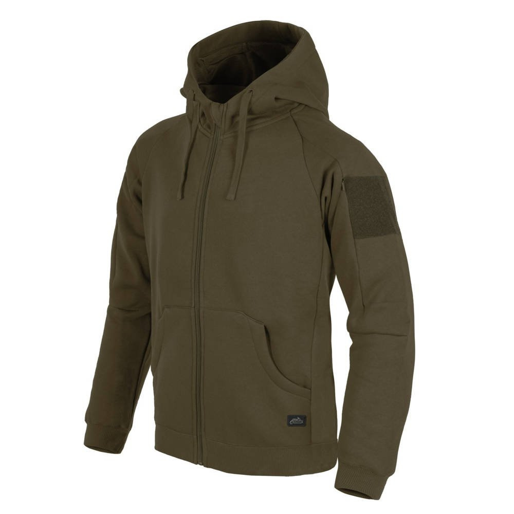 Helikon Bluza Urban Tactical Hoodie Lite FullZip Zielona- BL-ULF-CB-8