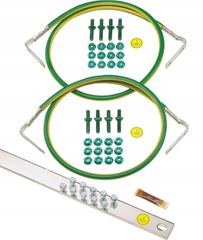 Listwa Uziemiająca Pozioma Szafa Stojak Rack 19" 483MM