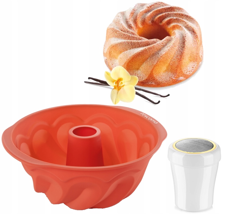 TESCOMA CUKIERNICA SITKIEM+FORMA SILIKONOWA BABKA