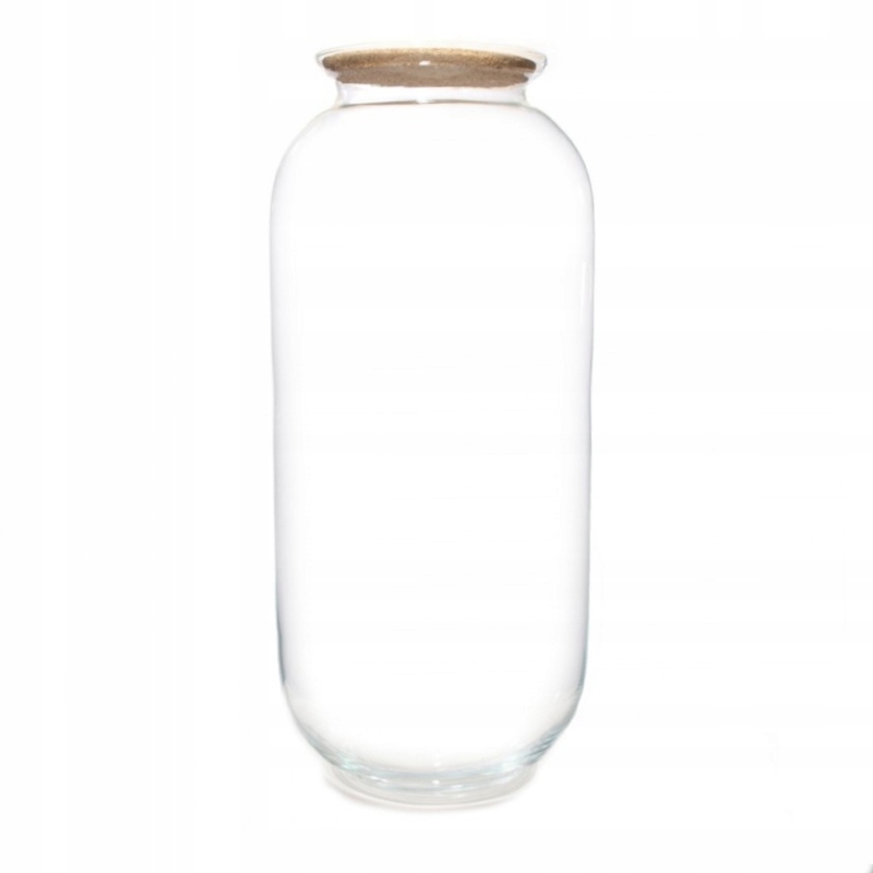 

Wazon szklany słój Balon XL H52 przykrywka korko