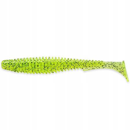 U-Shad 3", #055 Chartreuse/Black 9szt