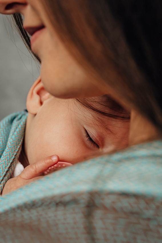 Chusta tkana LennyLamb - Mała Jodełka Baby Mint Kod producenta 5907557767811