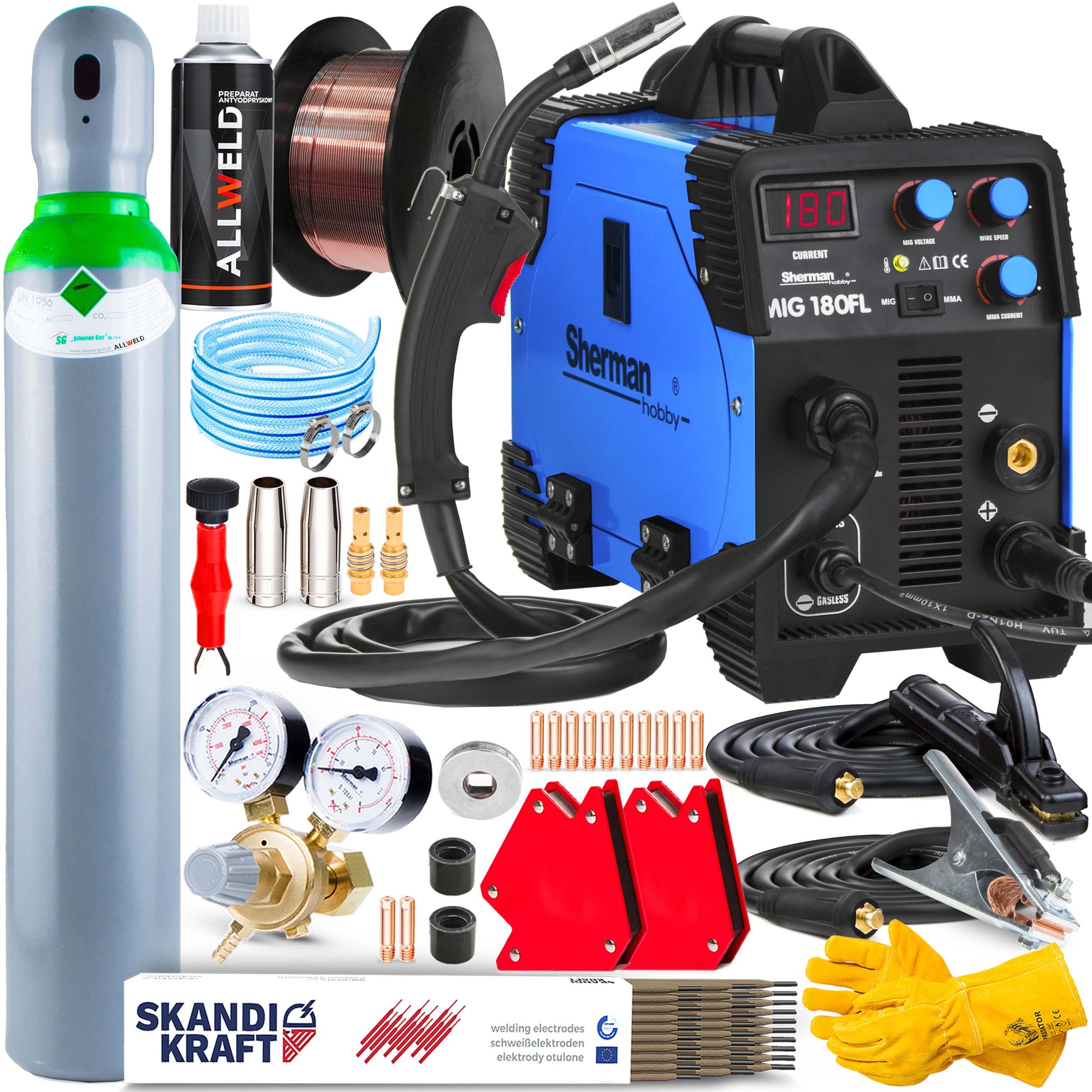 СВАРОЧНЫЙ АППАРАТ MIGOMAT SHERMAN MIG MAG MMA FLUX IGBT