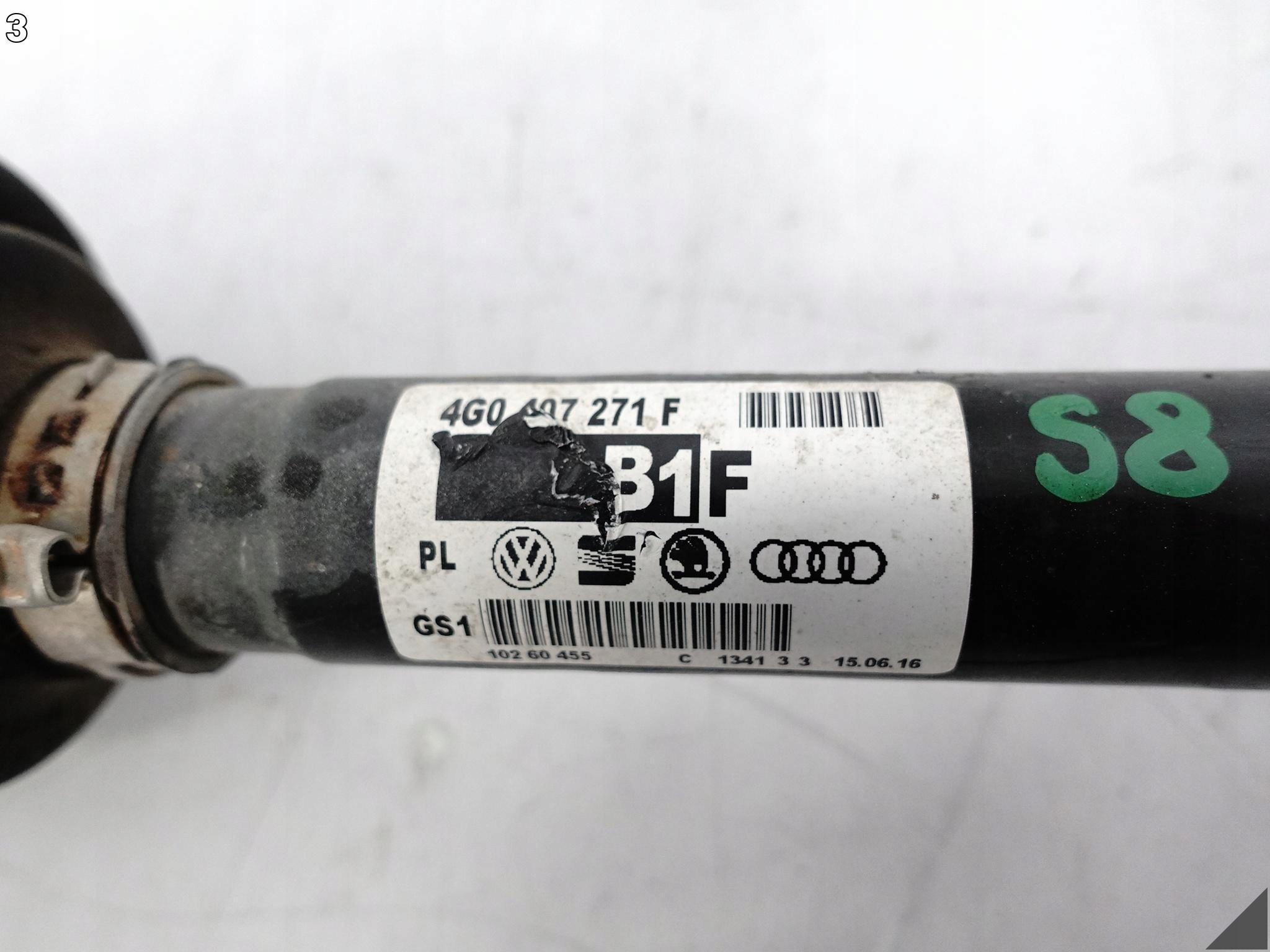 AUDI S8 4H0 D4 RS7 S7 4G8 RS6 S6 4G0 SQ5 80A semi-axis joint front L=R 92KM