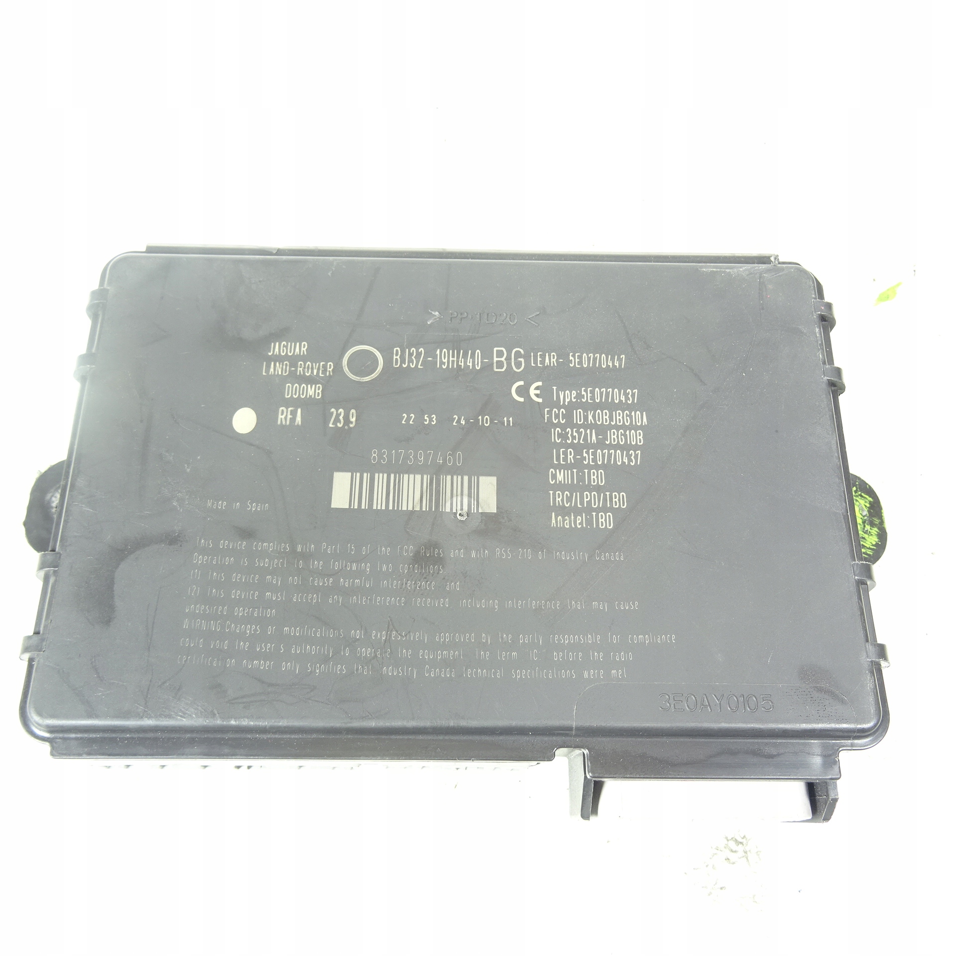 JAGUAR XJ module lighting BJ32-19H440-BG