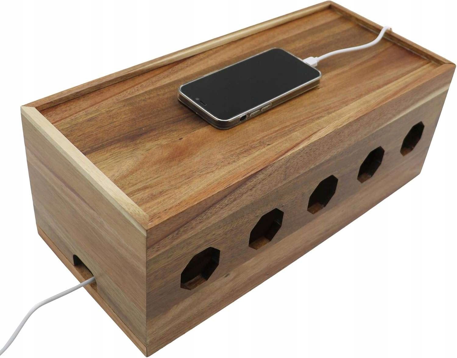 Organizér na kabely, maskovací pouzdro s víkem, 40x18x15 cm