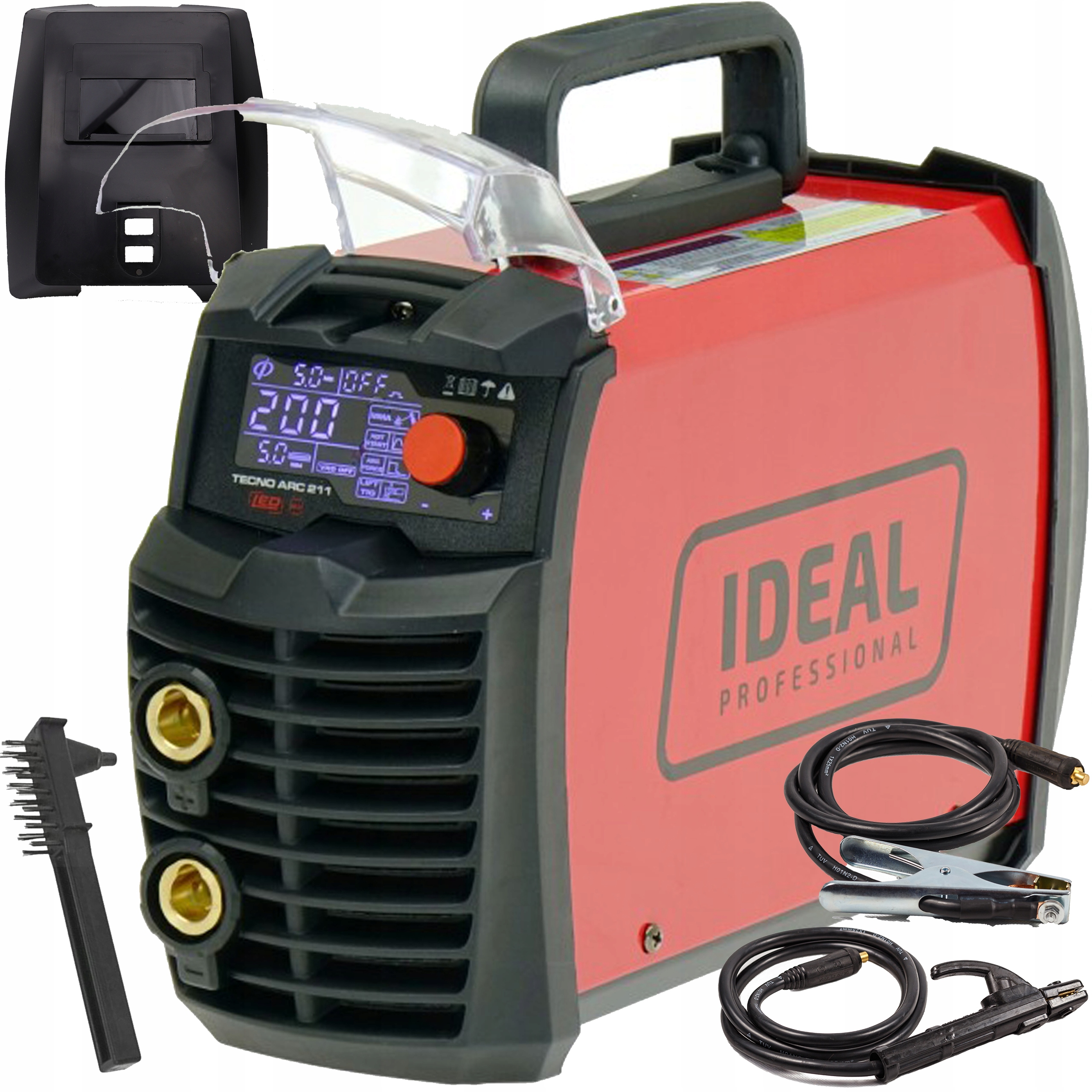Spawarka inwertorowa Tecno Arc 211 Led Mma/tig 200A Vrd Pulse
