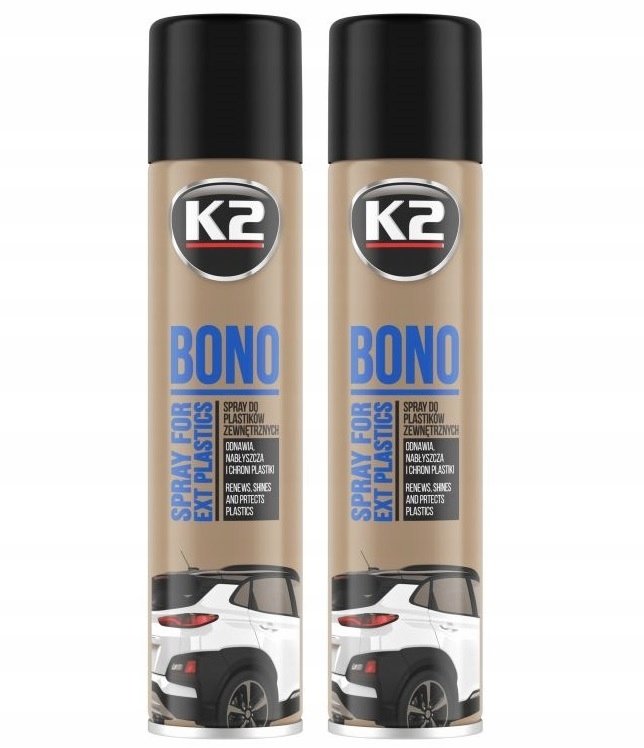 

K2 Bono Czernidło Do Gumy I Plastików 300ML x 2