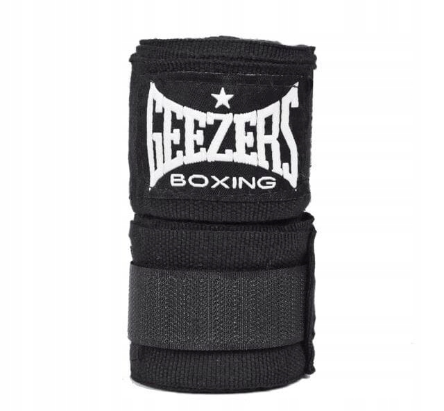 Bandaże bokserskie GEEZERS 4,5 m (black)