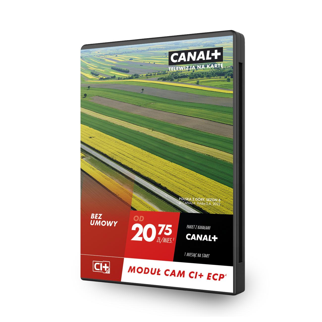 Modul CI+ předplacený balíček Extra Canal+ 1 měsíc karta Cayman Caid 1884 Ecp
