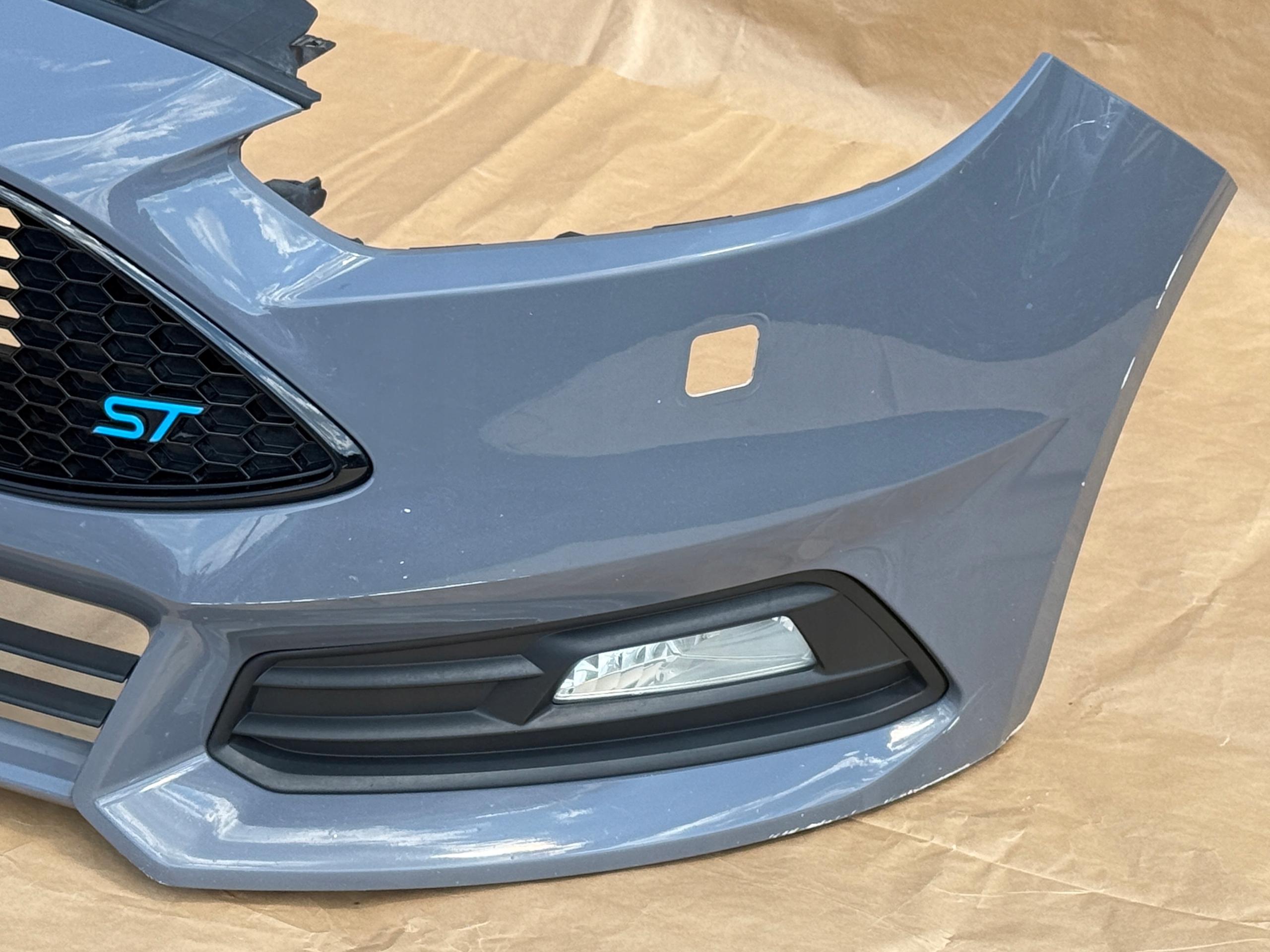 FORD FOCUS MK3 LIFT ST 2014-2018 bumper front grey MAT F1EB-17757-B