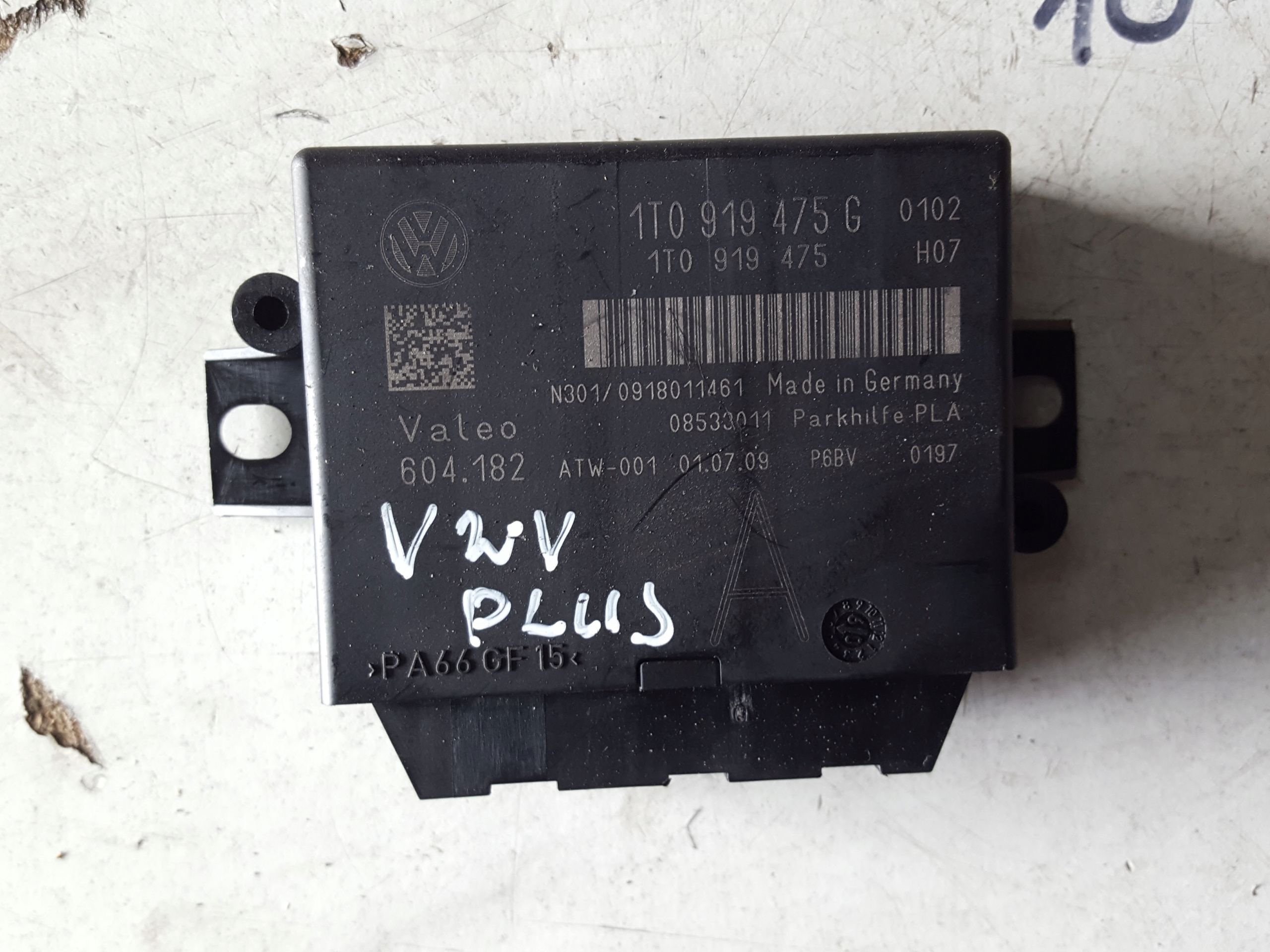 1T0919475G - VW GOLF VI 6 PLUS 09-13R модуль PDC контроллер