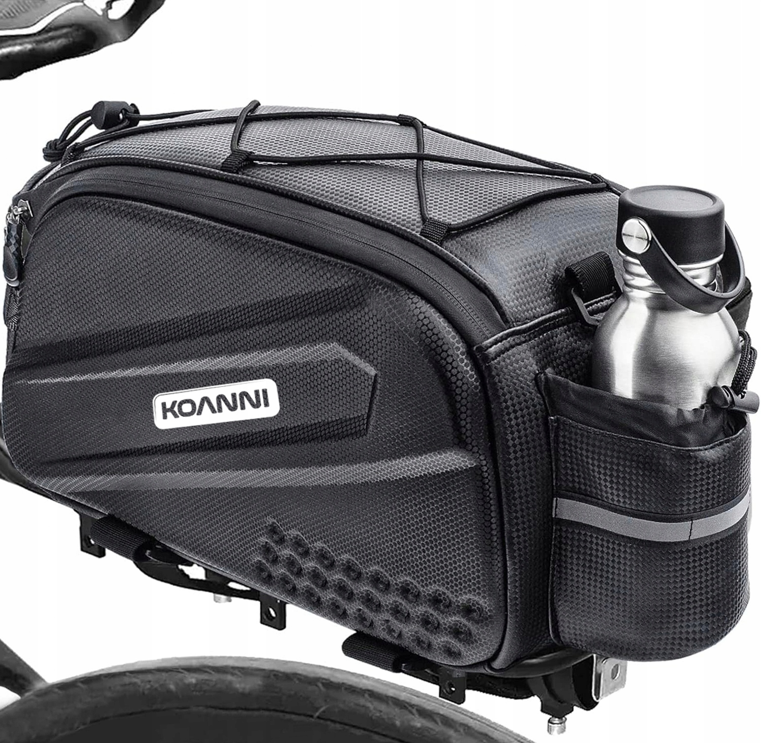 TORBA NA BAGAŻNIK NA ROWER SAKWA ROWEROWA ODBLASKOWA Koanni