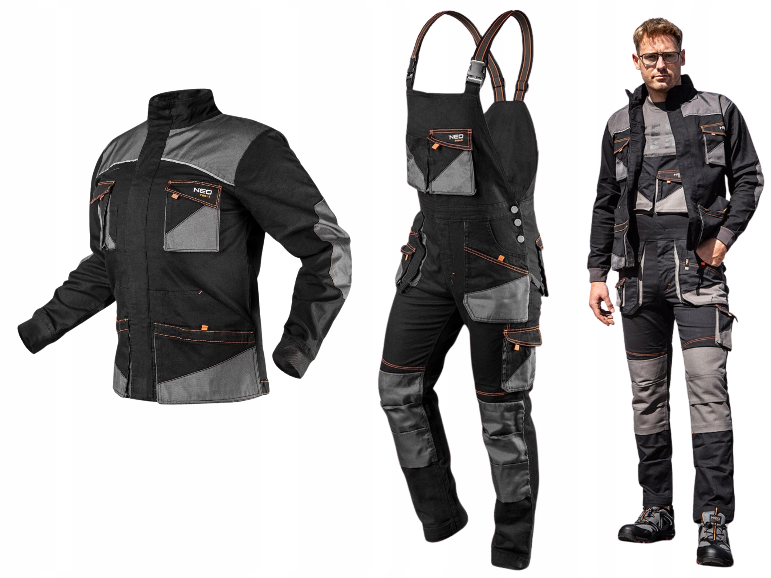 Neo Ogrodniczki Robocze Hd Slim Bluza Kurtka Robocza roz. L Komplet