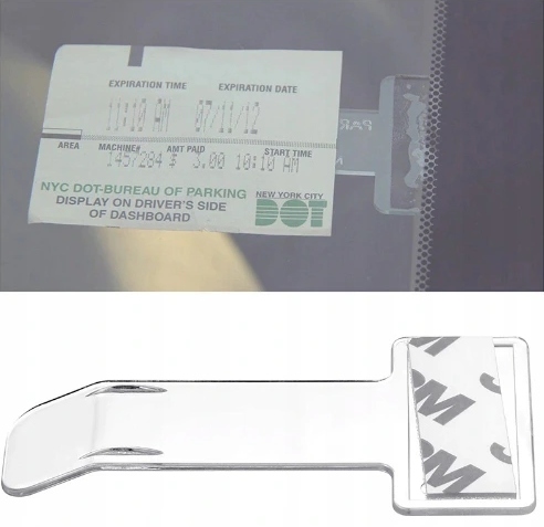 KLIPS UCHWYT NA BILET PARKINGOWY AUTOSTRADOWY EAN (GTIN) 8717853851117