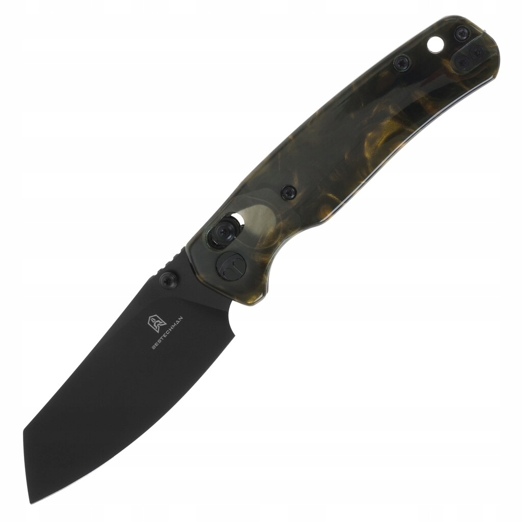 Nůž s klipem Edc Bestechman Cicada's Wing Dark Gold Patterned