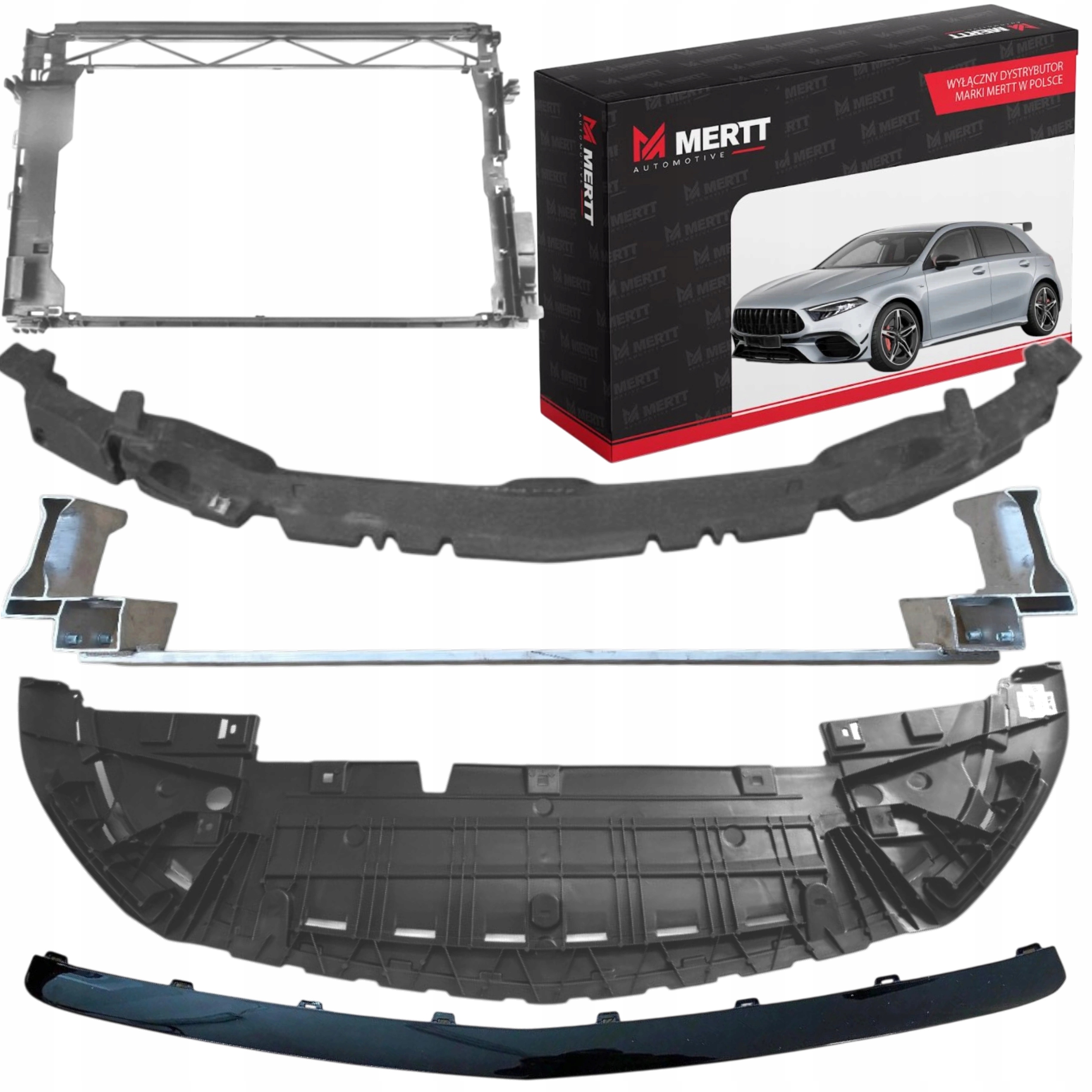 Držák Rámeček Chladiče Kryt Lišty Nárazníku Absorbér Třída W177 Amg