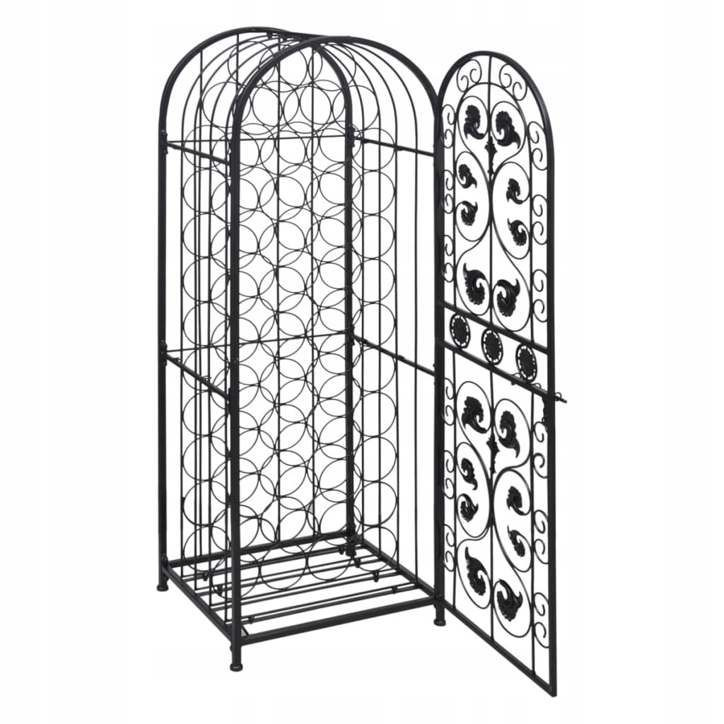 METALOWY STOJAK NA 45 BUTELEK WINA Marka VidaXL