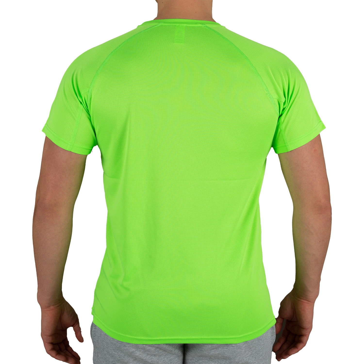 KOSZULKA DO BIEGANIA TERMOAKTYWNA Koszulki fitnes Dekolt okrągły