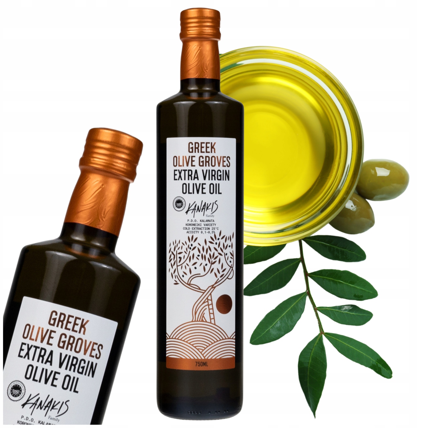 Levně Extra panenský řecký olivový olej 750 ml Jemná chuť Svěží, dlouhá doba